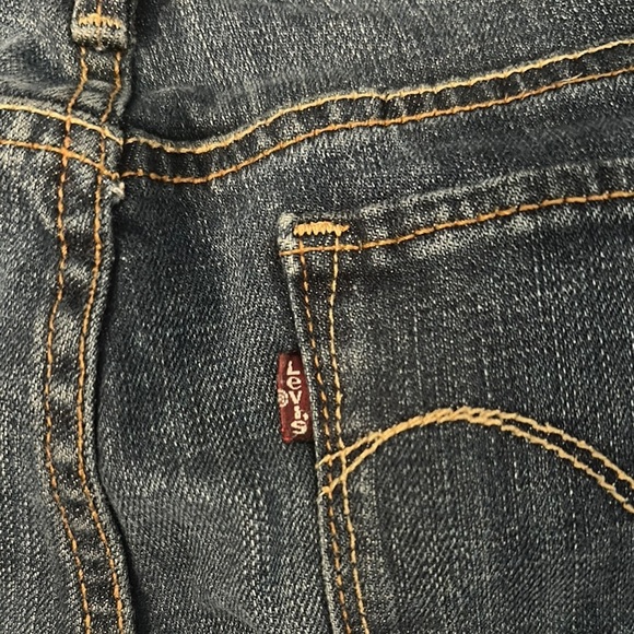 Levi's VTG Slight Curve Dark Blue Boot Cut Jeans Classic Style Sz 27/4 - Picture 11 of 11